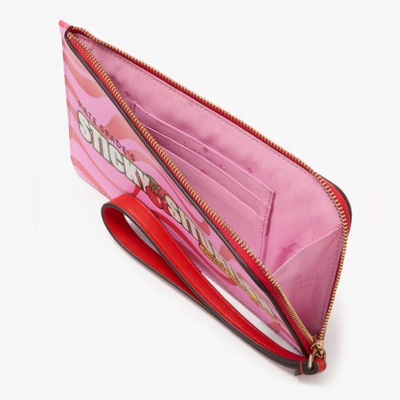 Bubble Gum 3D Crossbody | Kate Spade BE ♠️Kate Spade Treat Yourself Bubble Chewing Gum Medium L-Zip Wristlet NWT